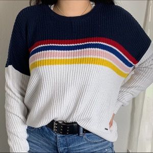striped hollister sweater